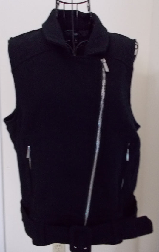 Black Vest Jacket - Sleeveless