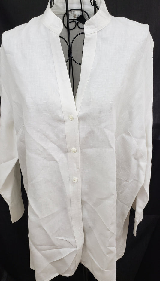 Style & Company 100% Linen Top