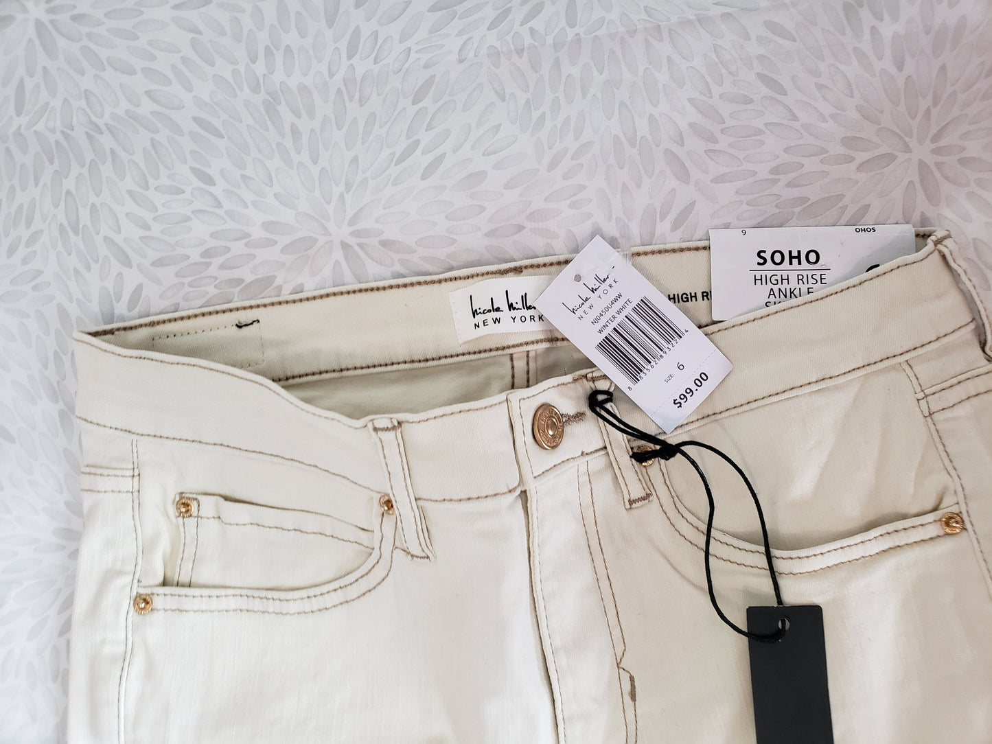 SoHo Nicole Miller High Rise Ankle Skinny Jeans - New