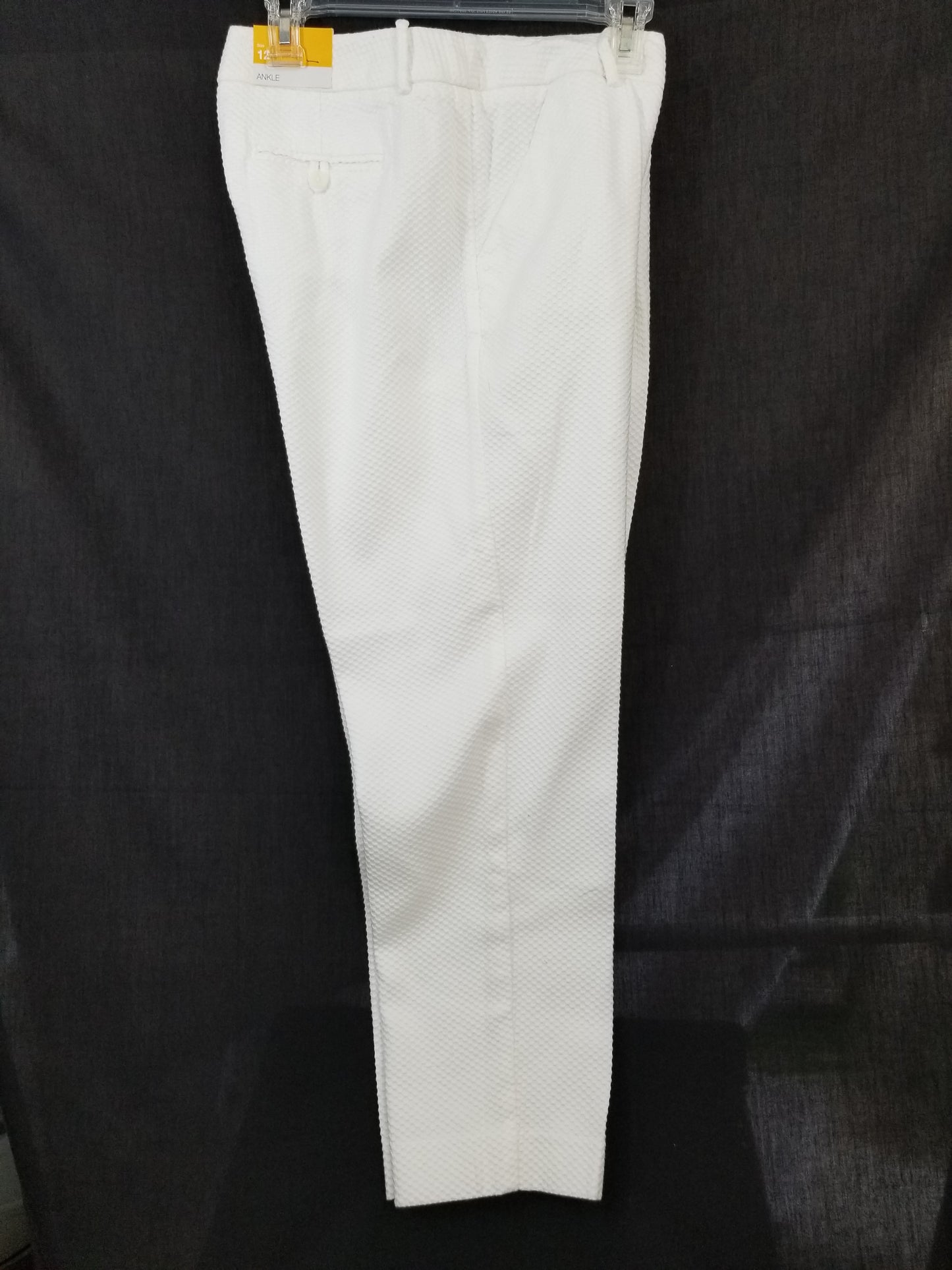 White Crop Slacks